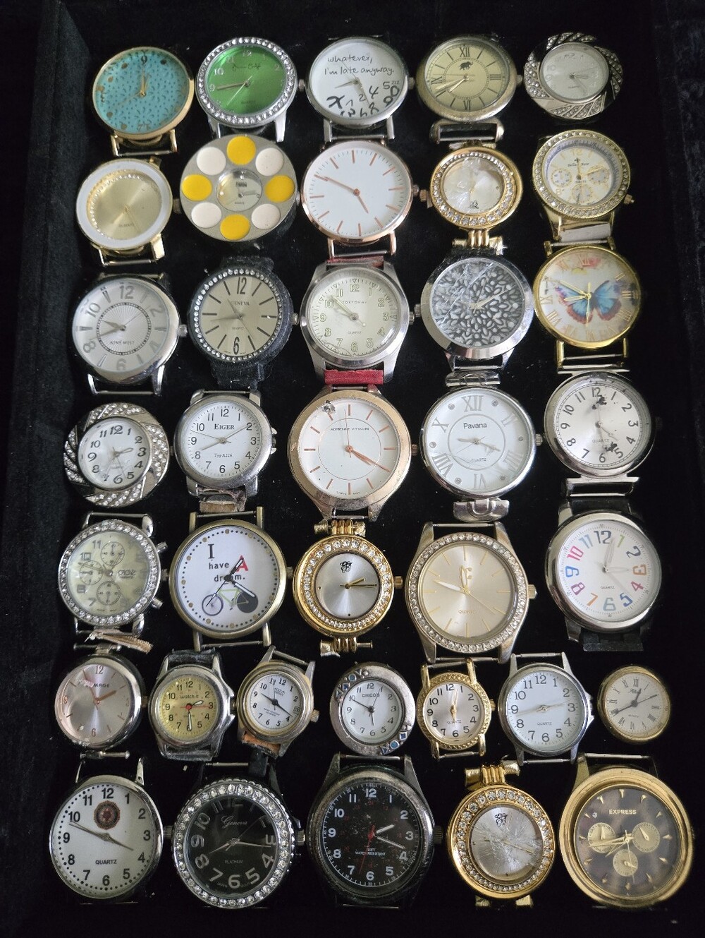 Watch Parts Craft Repair Broken Repurpose Vintage Fair Condition As Is Lot 1B